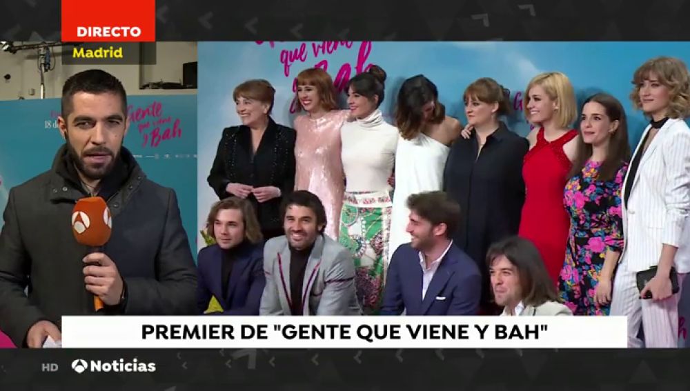 "Gente que viene y bah": el preestreno en Madrid