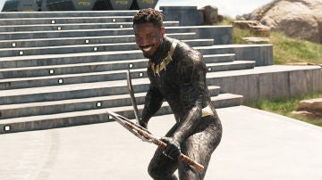 Michael B. Jordan como Killmonger en 'Black Panther' Michael B. Jordan como Killmonger en 'Black Panther'