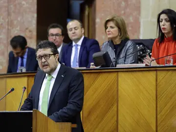 El líder de Vox en Andalucía, Francisco Serrano El líder de Vox en Andalucía, Francisco Serrano