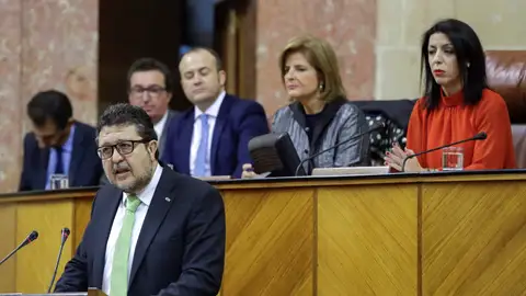 El líder de Vox en Andalucía, Francisco Serrano El líder de Vox en Andalucía, Francisco Serrano