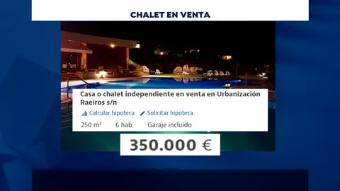 Venden un chalet a pie de playa con una orden de derribo Venden un chalet a pie de playa con una orden de derribo