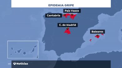El virus de la gripe colapsa las urgencias de varios hospitales: en Madrid, País Vasco, Cantabria y Baleares ya se trata como epidemia