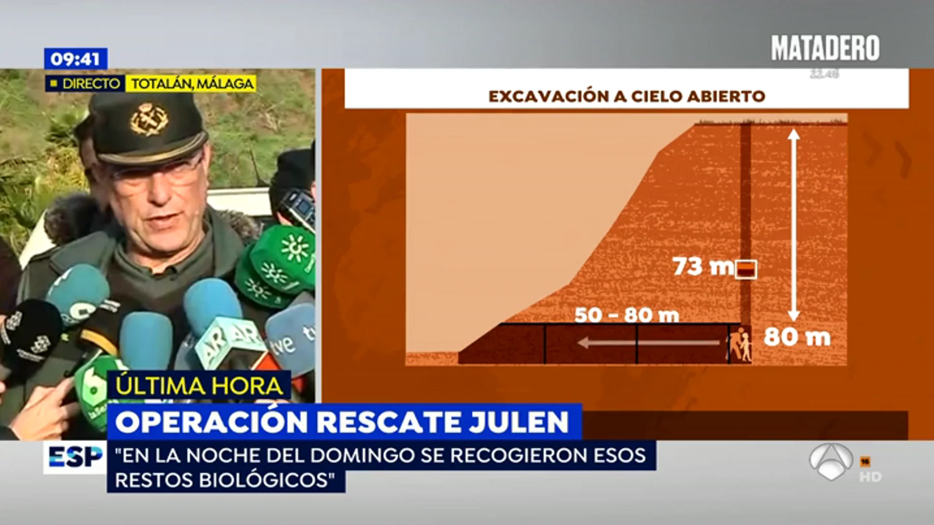 La Guardia Civil reconoce problemas para encontrar una técnica adecuada en el rescate de Julen