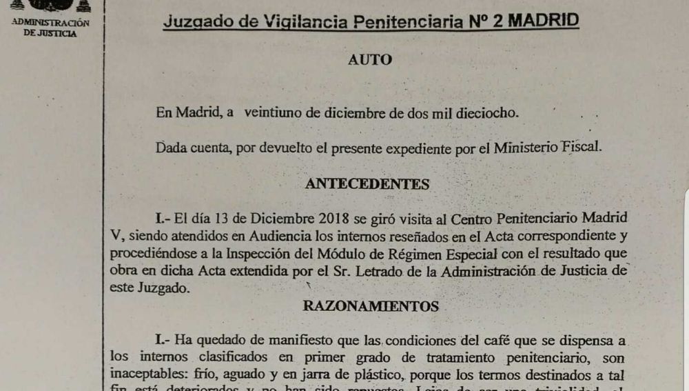 Auto café presos