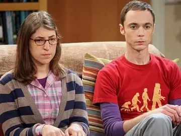 Sheldon y Amy en 'The Big Bang Theory' Sheldon y Amy en 'The Big Bang Theory'