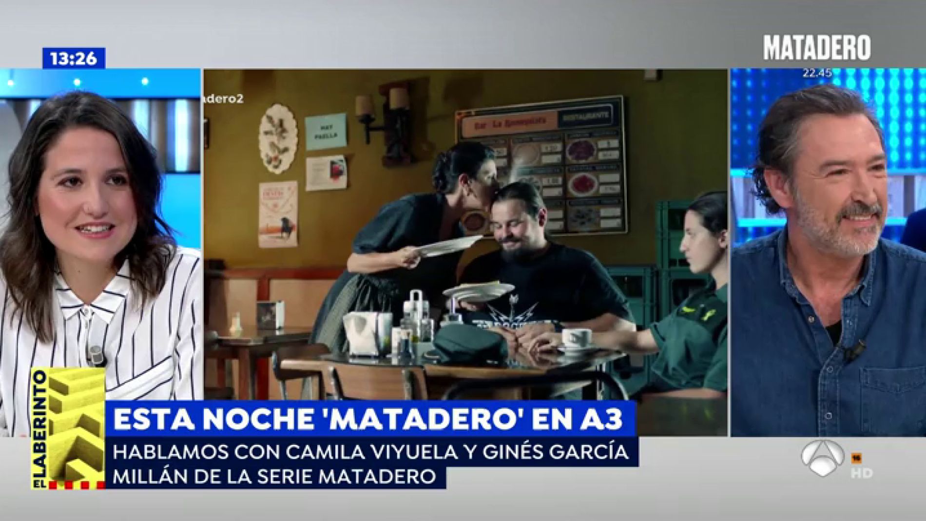 Gin&eacute;s Garc&iacute;a Mill&aacute;n sobre 'Matadero': "Es una serie muy espa&ntilde;ola, es un espejo con mucho sentido del humor" 