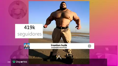 El 'Hulk iraní' se quiere subir al ring: cambia las pesas por las artes marciales mixtas El 'Hulk iraní' se quiere subir al ring: cambia las pesas por las artes marciales mixtas
