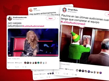 Paulina Rubio y Pablo López, protagonistas de los memes más exitosos de 'La Voz' Paulina Rubio y Pablo López, protagonistas de los memes más exitosos de 'La Voz'