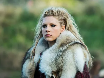 La actriz Katheryn Winnick como Lagertha en 'Vikingos' La actriz Katheryn Winnick como Lagertha en 'Vikingos'