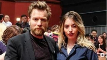 Ewan McGregor junto a su hija Clara