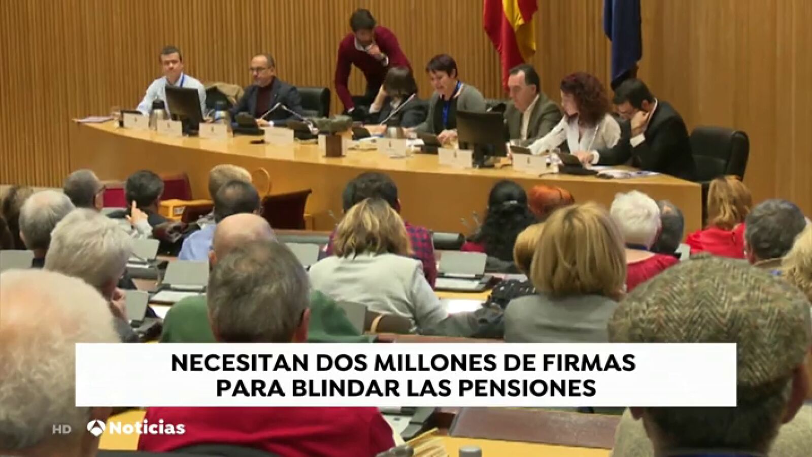 Los jubilados exigen el blindaje constitucional de las pensiones