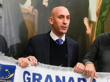 Luis Rubiales, en un acto en Granada Luis Rubiales, en un acto en Granada