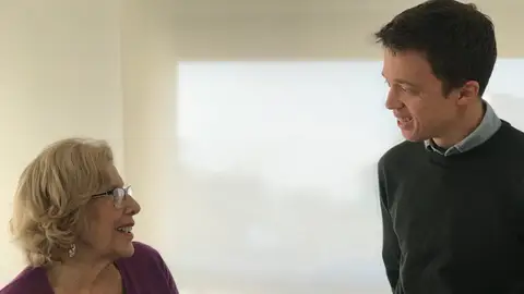 Íñigo Errejón y Manuela Carmena Íñigo Errejón y Manuela Carmena