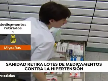 Sanidad retira varios lotes de medicamentos para la hipertensión que tienen el principio activo de irbesartán Sanidad retira varios lotes de medicamentos para la hipertensión que tienen el principio activo de irbesartán