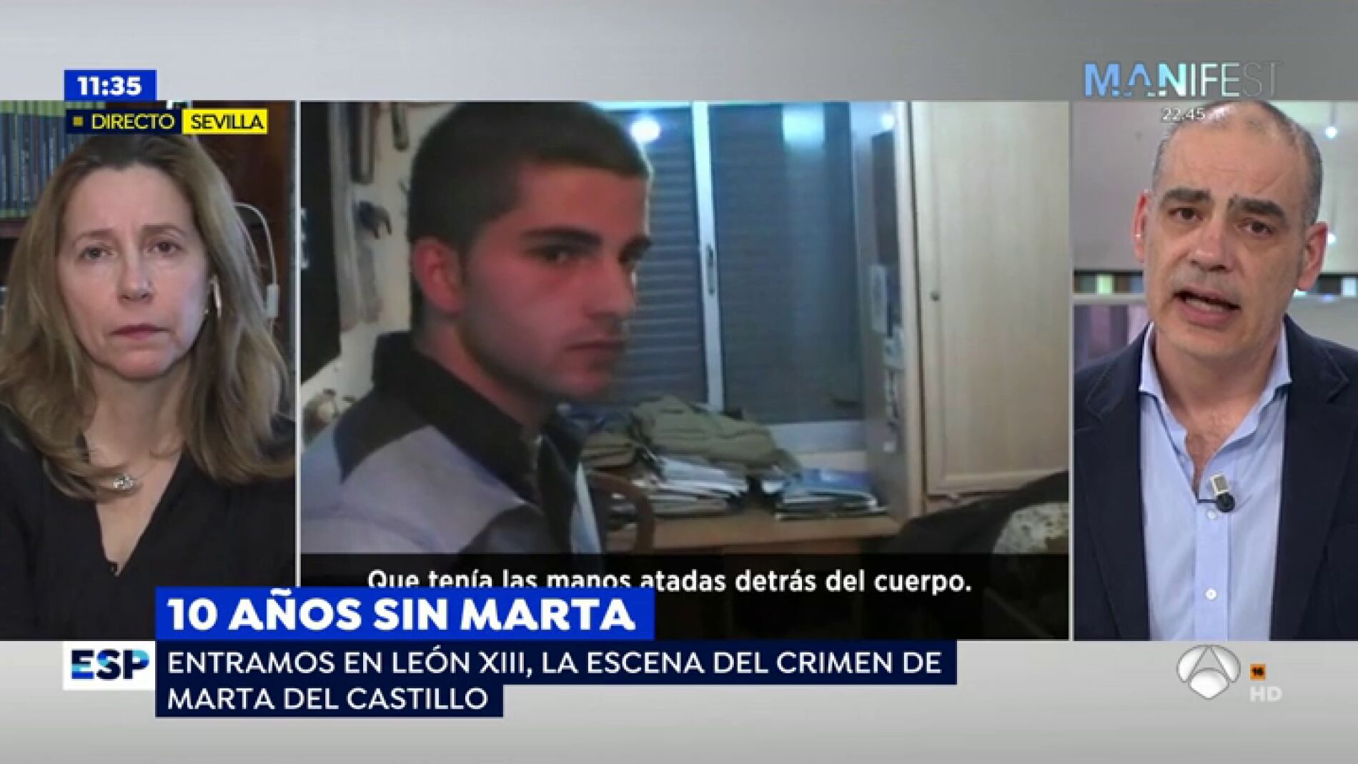 Nacho Abad se emociona hasta las l&aacute;grimas al recordar a Marta del Castillo con su madre