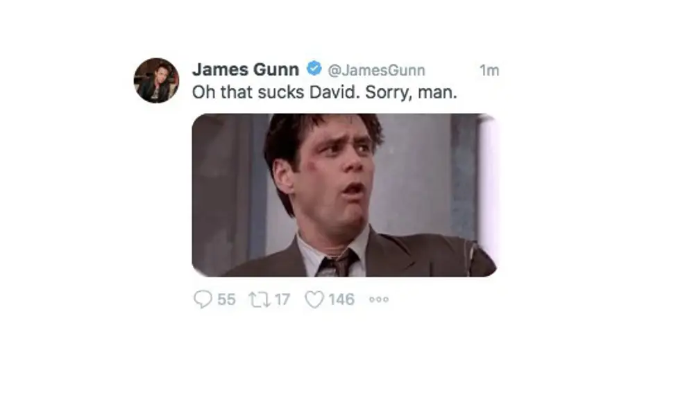 Tuit que borró James Gunn