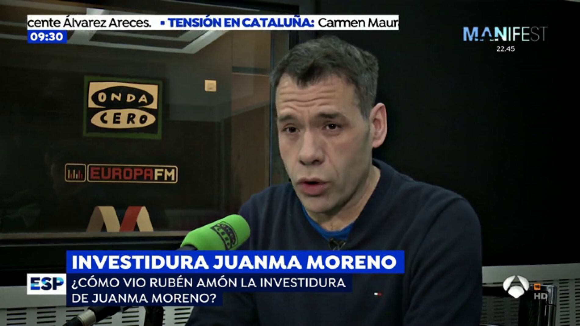 Rub&eacute;n Am&oacute;n: "Veremos si Ciudadanos es capaz de coexistir con la testosterona de Abascal"