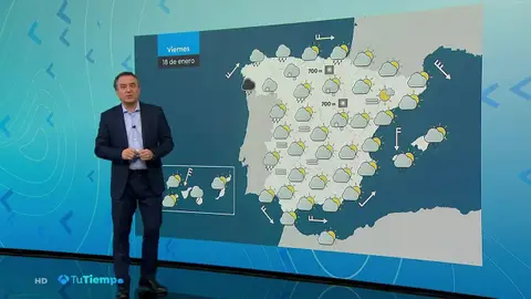 Se extienden las lluvias mientras se intensifican las heladas en el interior peninsular Se extienden las lluvias mientras se intensifican las heladas en el interior peninsular