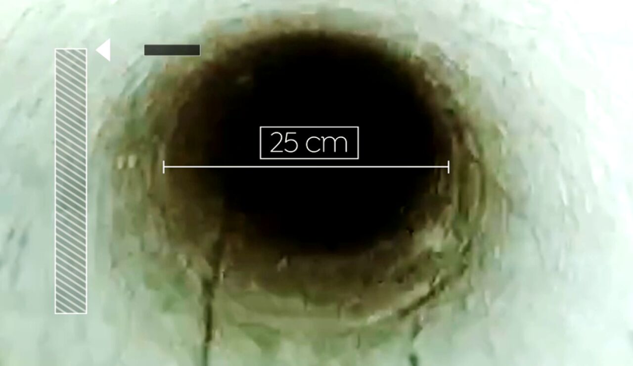 Imagen del pozo donde est&aacute; atrapado Julen