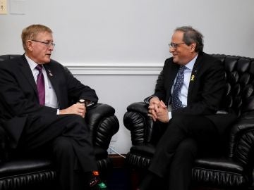 Quim Torra en Estados Unidos
