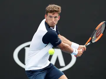 Pablo Carreño, en acción ante Ilya Ivashka Pablo Carreño, en acción ante Ilya Ivashka