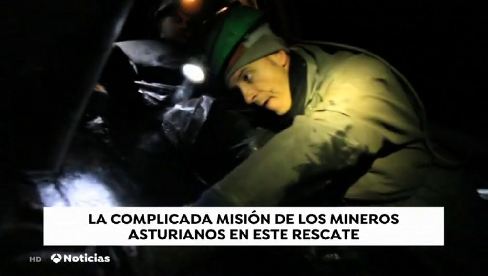 ¿Cómo trabaja una brigada de mineros en un rescate bajo tierra ?