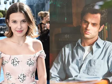 Millie Bobby Brown y Penn Badgley Millie Bobby Brown y Penn Badgley