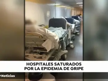 Hospitales saturados por la epidemia de gripe Hospitales saturados por la epidemia de gripe