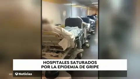 Hospitales saturados por la epidemia de gripe Hospitales saturados por la epidemia de gripe