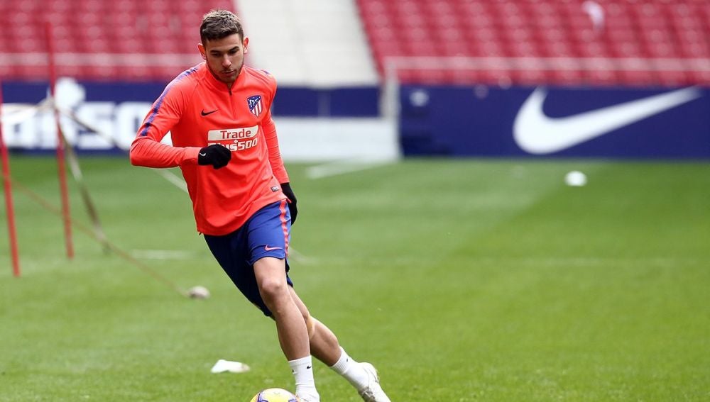 Lucas, en un entrenamiento