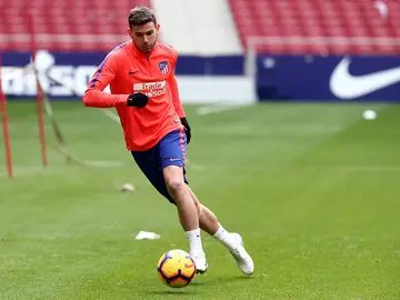 Lucas, en un entrenamiento Lucas, en un entrenamiento