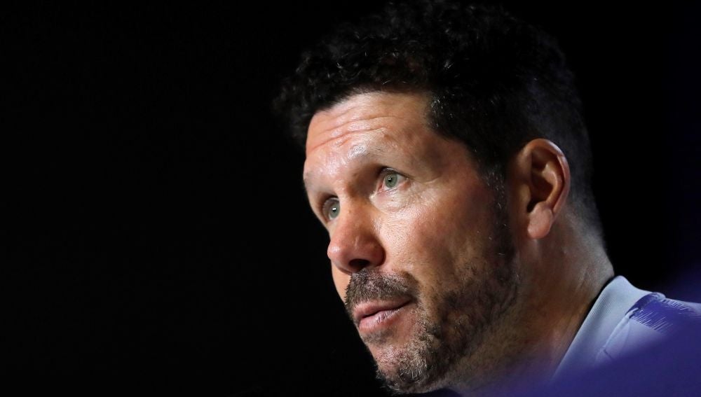 Simeone en rueda de prensa
