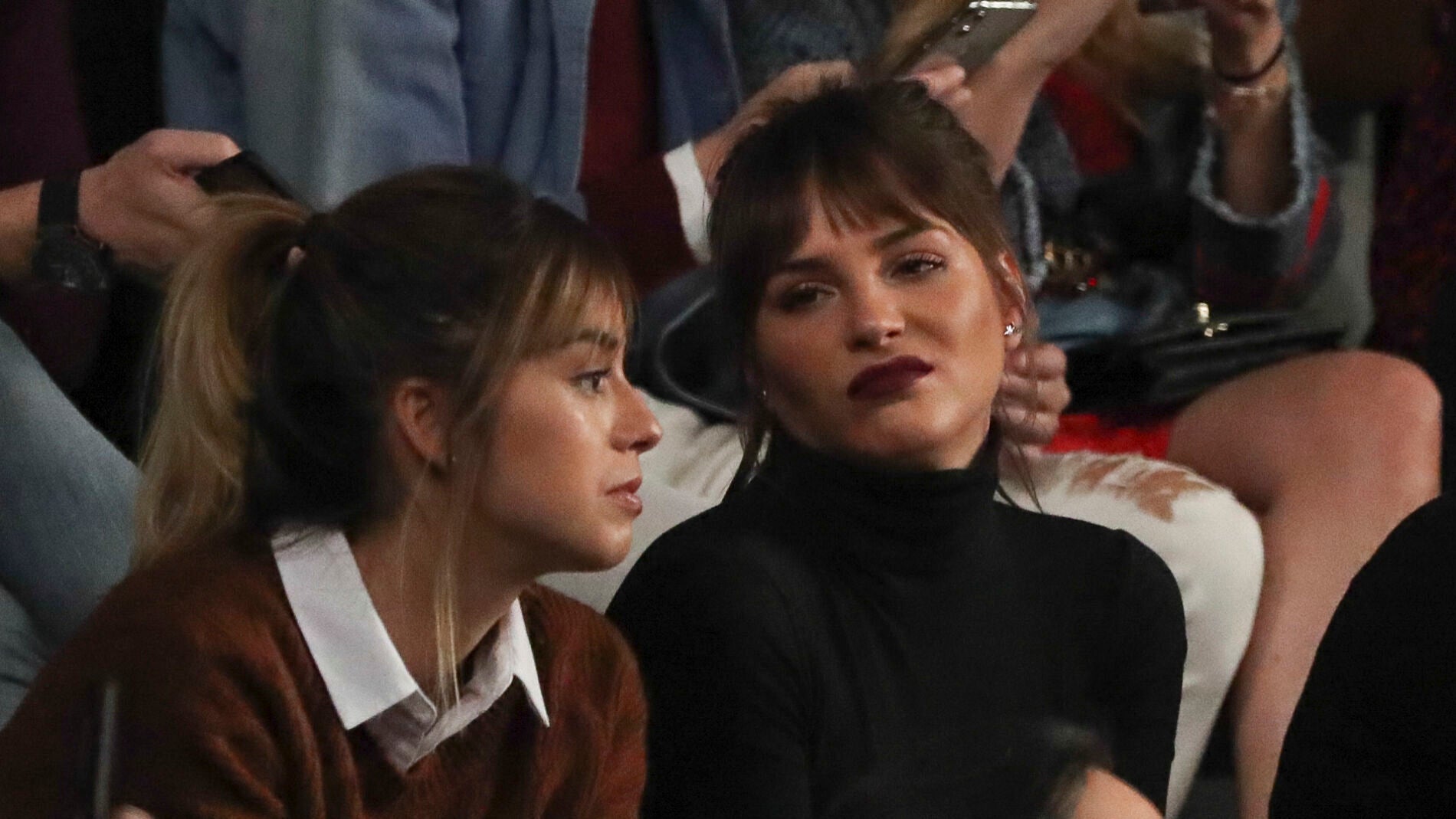 Andrea Duro durante el desfile de Custo en la MBFWM 