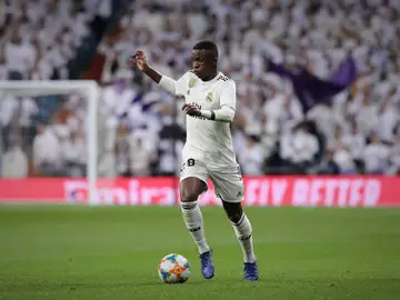 Vinícius Jr en un partido con el Real Madrid Vinícius Jr en un partido con el Real Madrid
