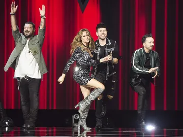 Así es el divertido baile con el que los coaches de ‘La Voz’ cogen fuerzas para las ‘Audiciones a ciegas’ Así es el divertido baile con el que los coaches de ‘La Voz’ cogen fuerzas para las ‘Audiciones a ciegas’