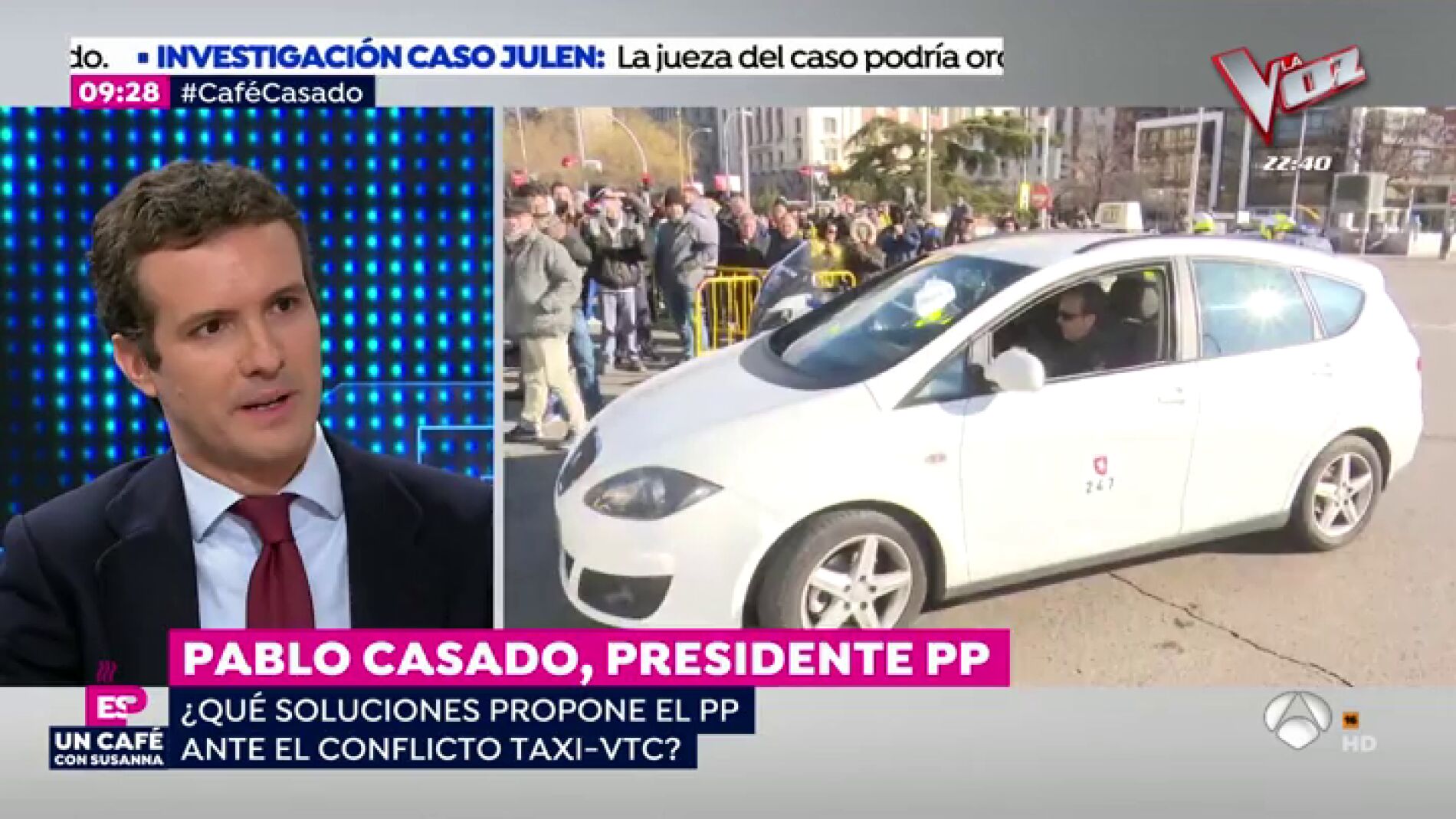 Pablo Casado: "Propongo una liberalizaci&oacute;n del sector del taxi"