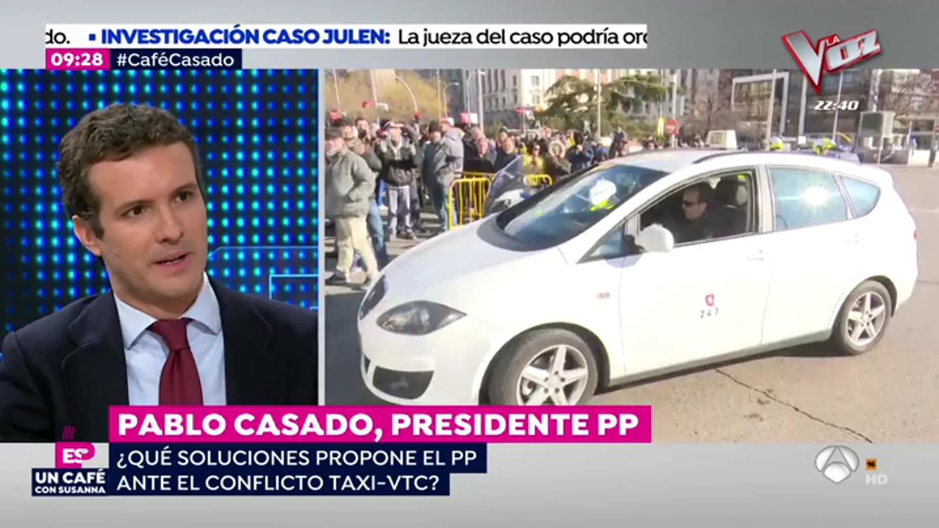 Pablo Casado: "Propongo una liberalización del sector del taxi"