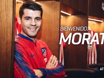 Álvaro Morata, nuevo jugador del Atlético de Madrid Álvaro Morata, nuevo jugador del Atlético de Madrid
