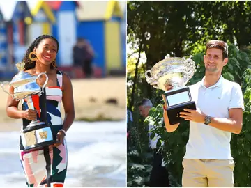 Naomi Osaka y Novak Djokovic, campeones del Open de Australia 2019 Naomi Osaka y Novak Djokovic, campeones del Open de Australia 2019
