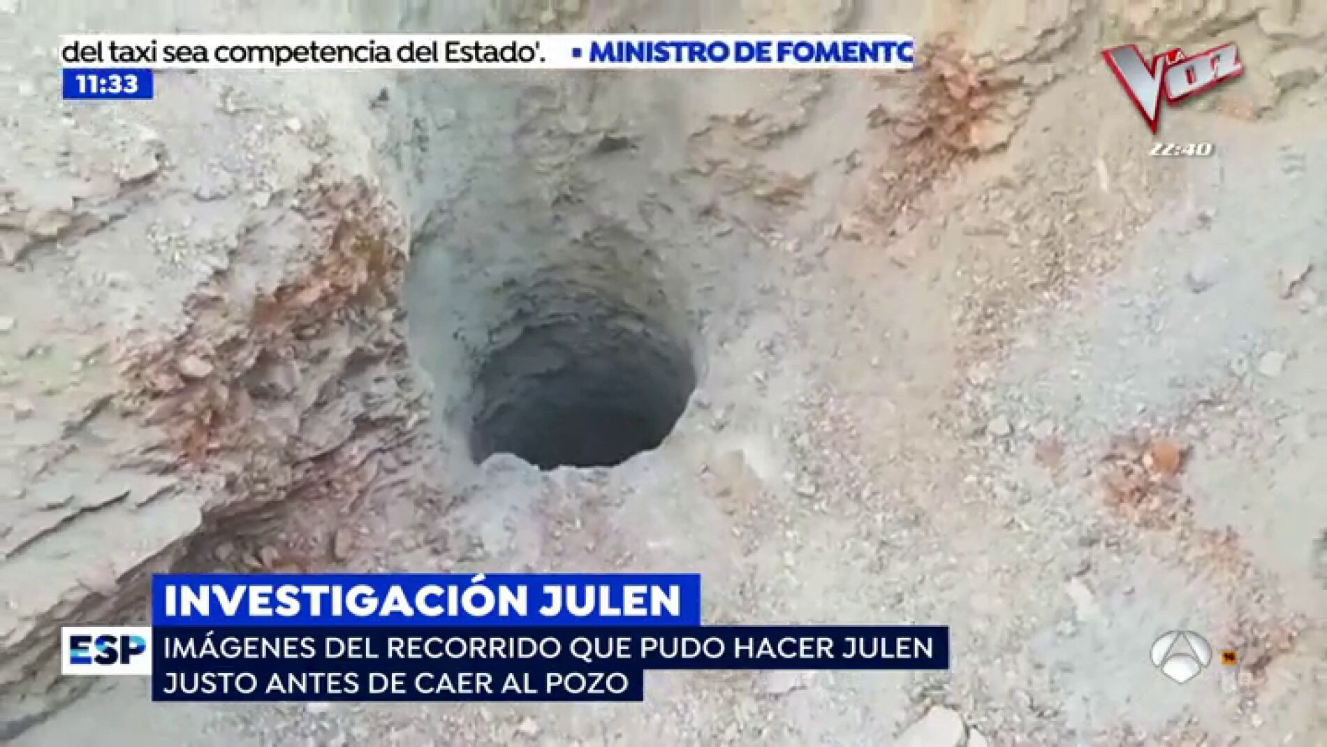 Sale a la luz la reconstrucci&oacute;n de la Guardia Civil del recorrido que hizo Julen antes de caer al pozo