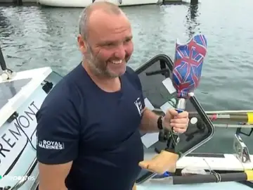 Lee Spencer, el exmarine sin una pierna en busca de una hazaña en el Atlántico Lee Spencer, el exmarine sin una pierna en busca de una hazaña en el Atlántico