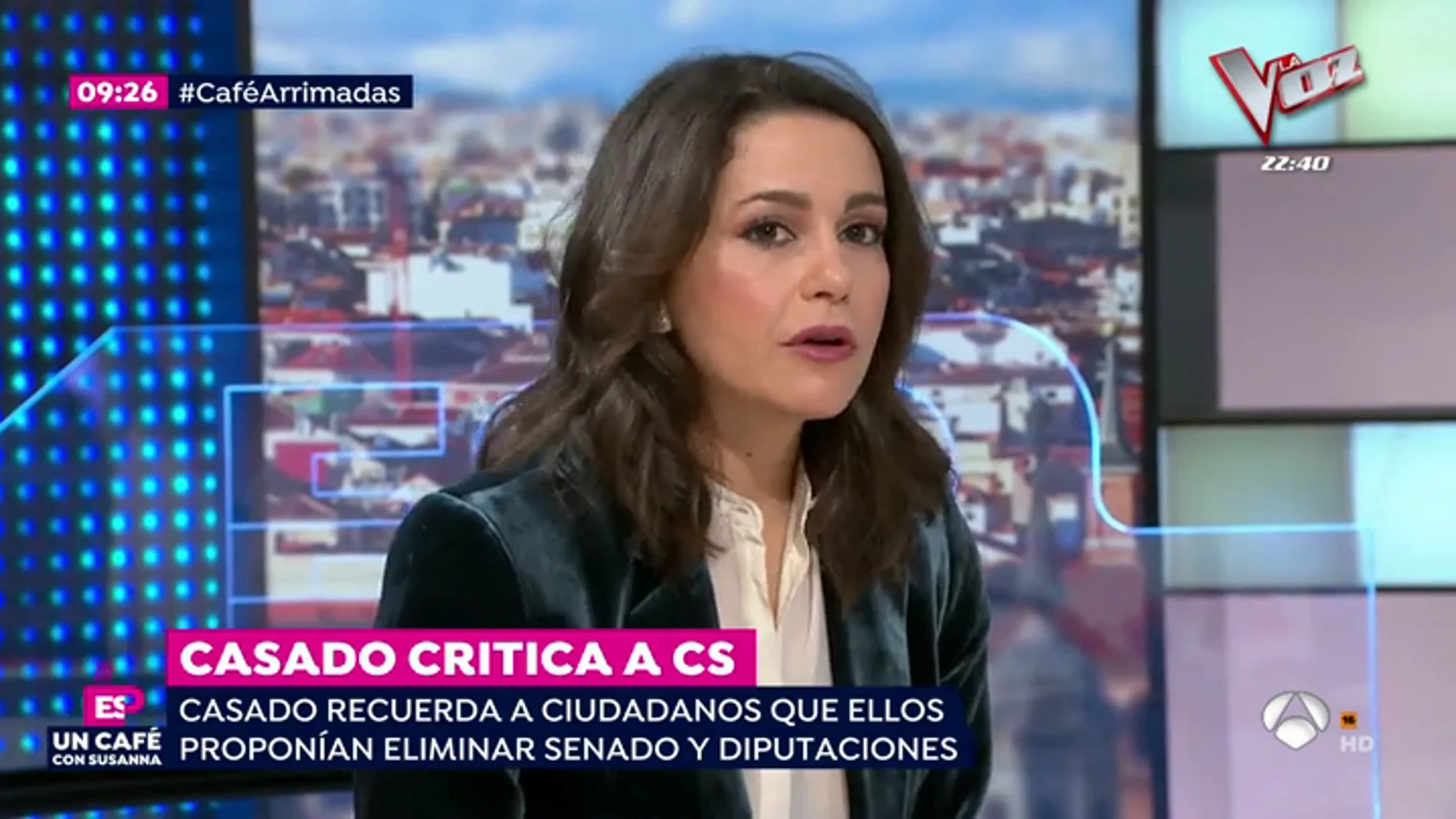Inés Arrimadas: "Pedro Sánchez es un obstáculo para el PSOE en sí mismo"