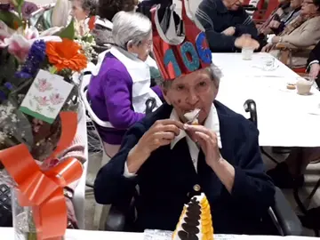 Una mujer de 106 años dice ue su secreto para ser feliz y vivir muchos años es no haberse casado Una mujer de 106 años dice ue su secreto para ser feliz y vivir muchos años es no haberse casado