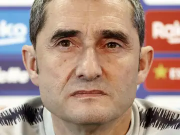 Ernesto Valverde, ante los medios de comunicación Ernesto Valverde, ante los medios de comunicación