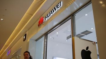 Imagen de una tienda de Huawei