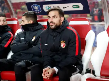 Cesc Fàbregas, en el banquillo Cesc Fàbregas, en el banquillo