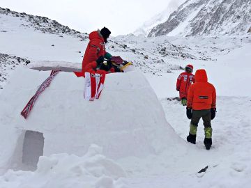 Parte de la expedición de Alex Txikon en el K2