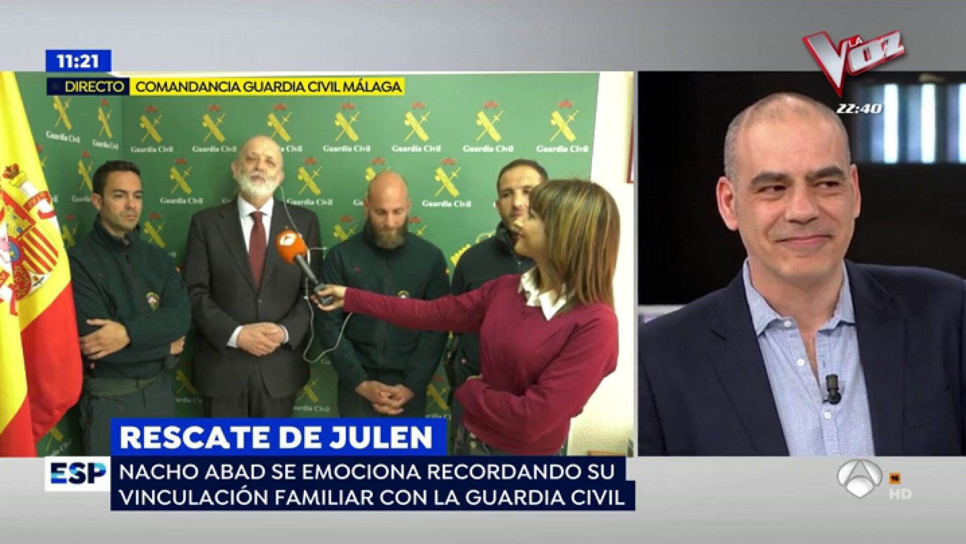  La confesi&oacute;n inesperada de Nacho Abad entre l&aacute;grimas