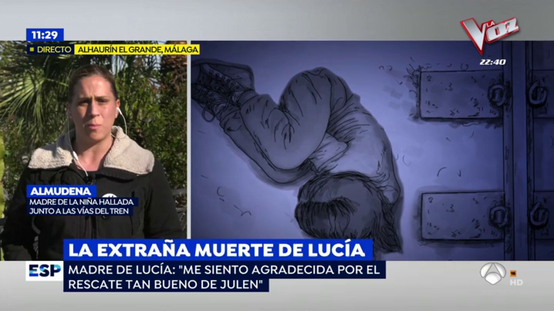 La desesperaci&oacute;n de la madre de Luc&iacute;a Vivar