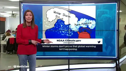 Trump aprovecha la ola de frío en EEUU para volver a burlarse del cambio climático en Twitter Trump aprovecha la ola de frío en EEUU para volver a burlarse del cambio climático en Twitter